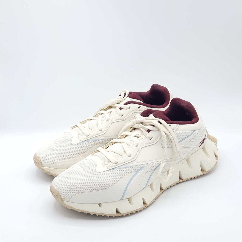 Reebok Zig white red maroon Women's Size 8